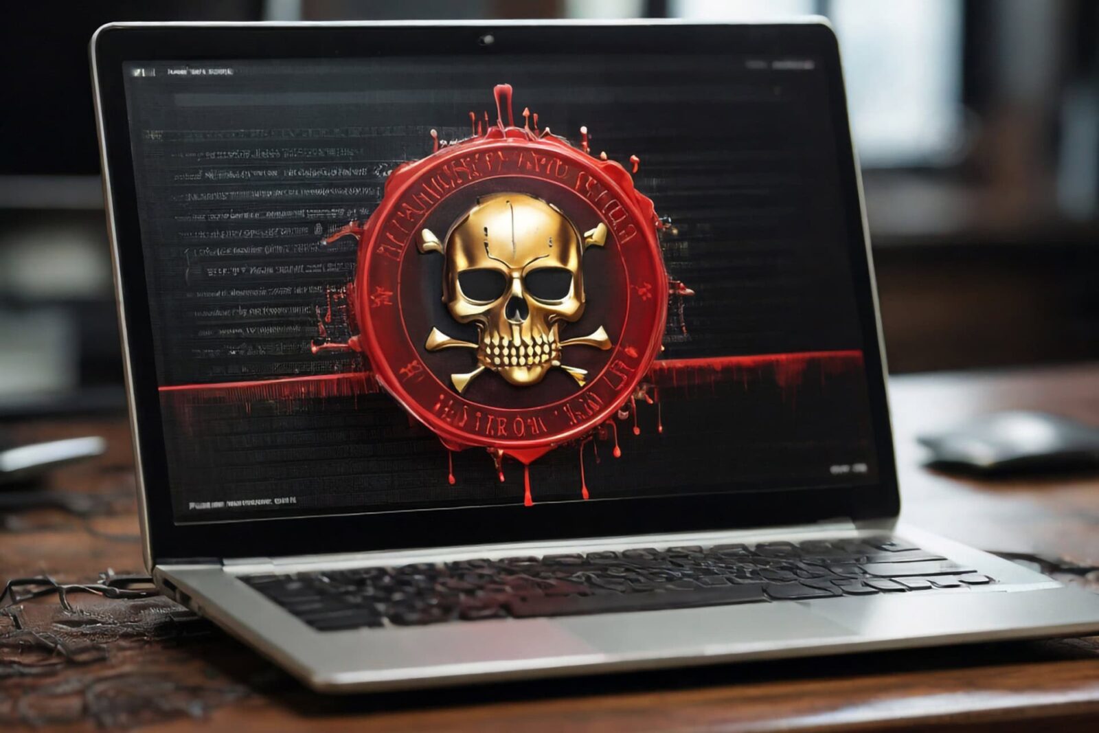 Computer mit Ransomware infiziert