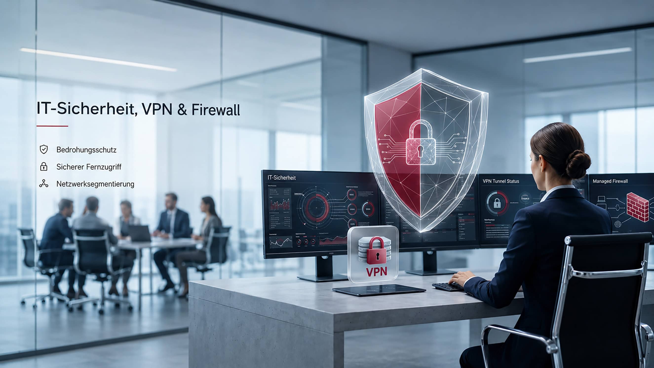 IT-Sicherheitsberatung für Unternehmen im Allgäu mit Security-Dashboard und Monitoring